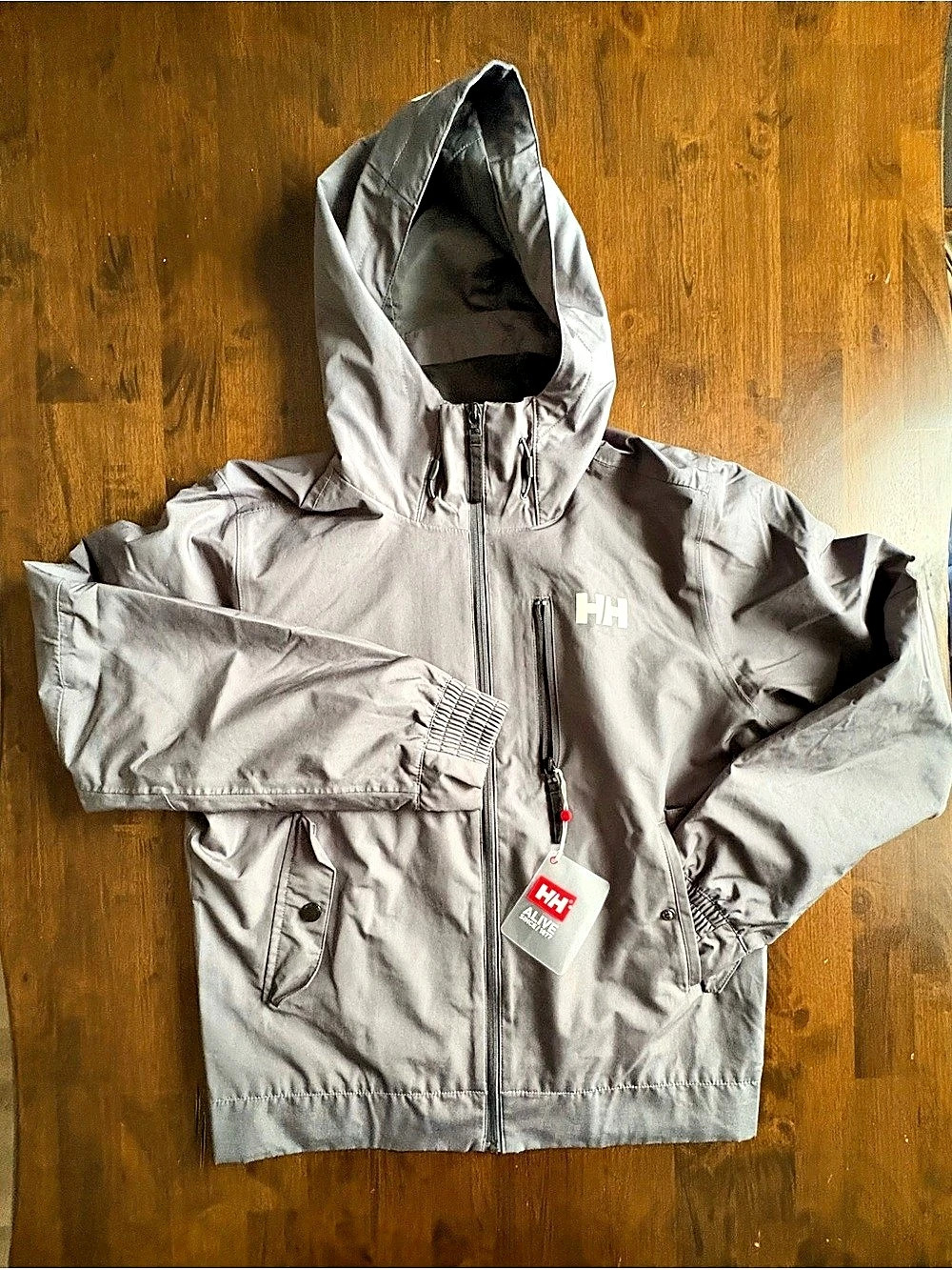 Helly Hansen Men'Small Bomber Jacket Gray Small NWT